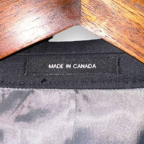 Perlis Charcoal Gray Empire 1917 Wool Sport Coat 42R - Picture 7 of 11